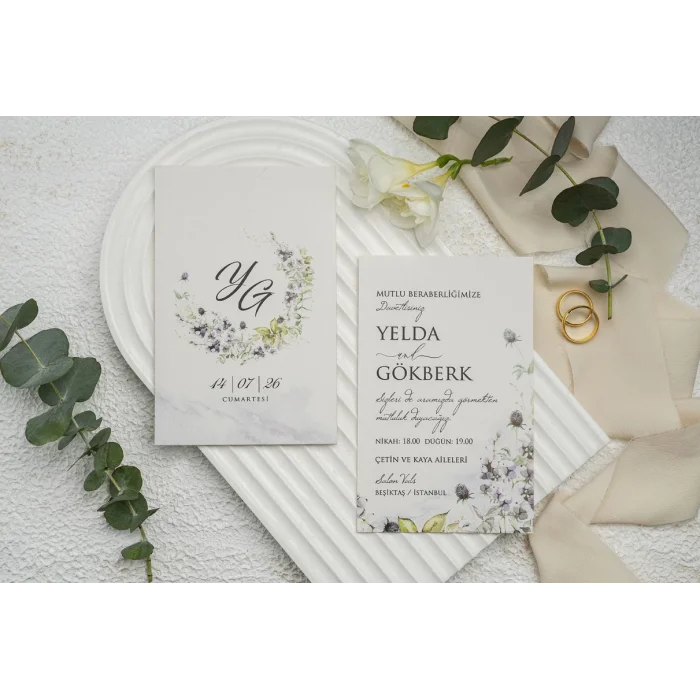 Ekonom Düğün Davetiyesi 9292