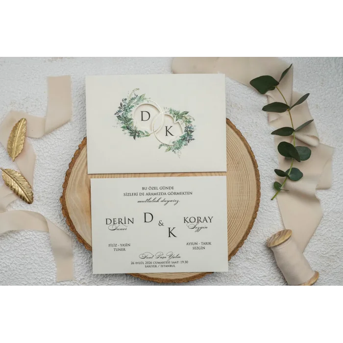 Ekonom Düğün Davetiyesi 9293