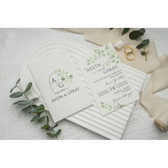 Ekonom Düğün Davetiyesi 9294