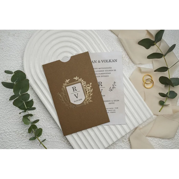 Ekonom Düğün Davetiyesi 9296