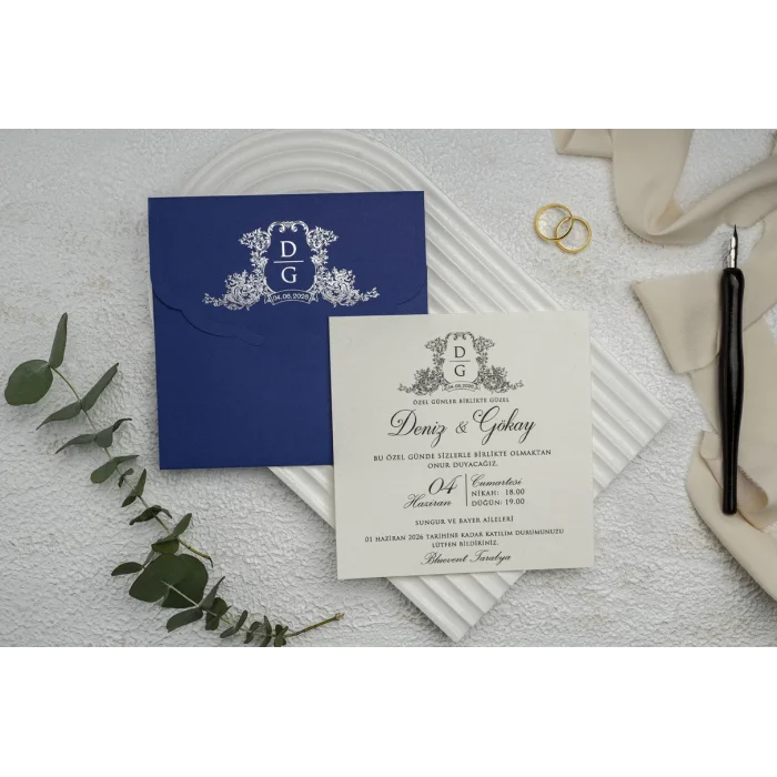 Ekonom Düğün Davetiyesi 9305