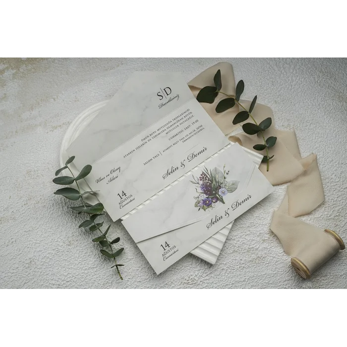 Ekonom Düğün Davetiyesi 9315