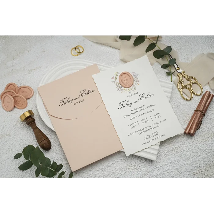 Ekonom Düğün Davetiyesi 9322 Mühürsüz Fiyatı