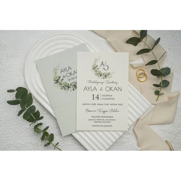 Ekonom Düğün Davetiyesi 9323