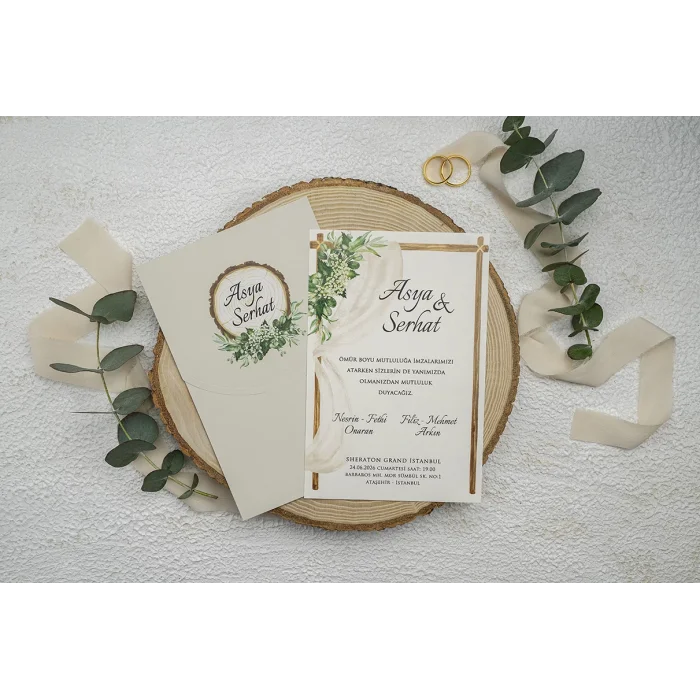 Ekonom Düğün Davetiyesi 9325