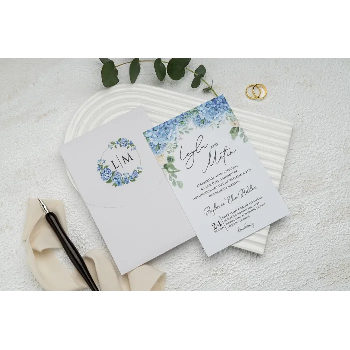 Ekonom Düğün Davetiyesi 9327