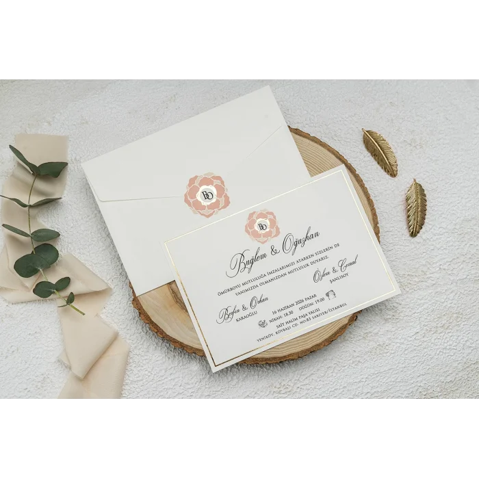 Ekonom Düğün Davetiyesi 9329