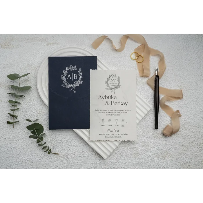 Ekonom Düğün Davetiyesi 9336