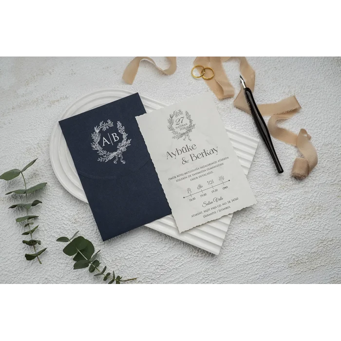 Ekonom Düğün Davetiyesi 9336