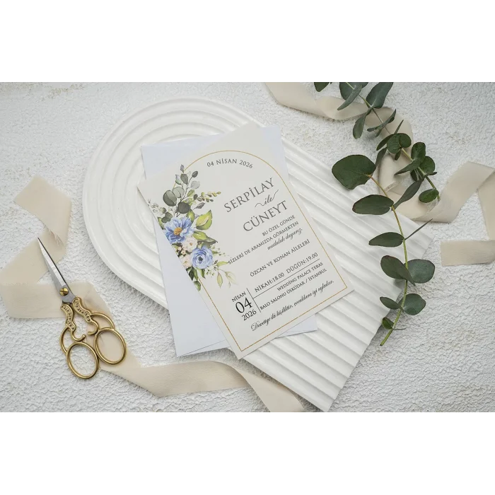 Ekonom Düğün Davetiyesi 9339