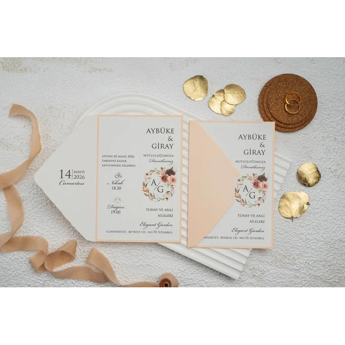 Ekonom Düğün Davetiyesi 9349