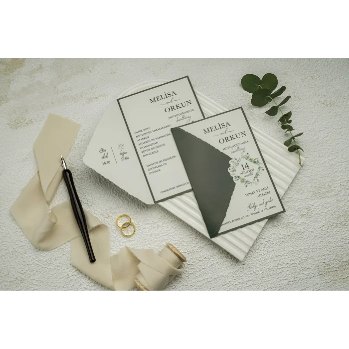 Ekonom Düğün Davetiyesi 9352