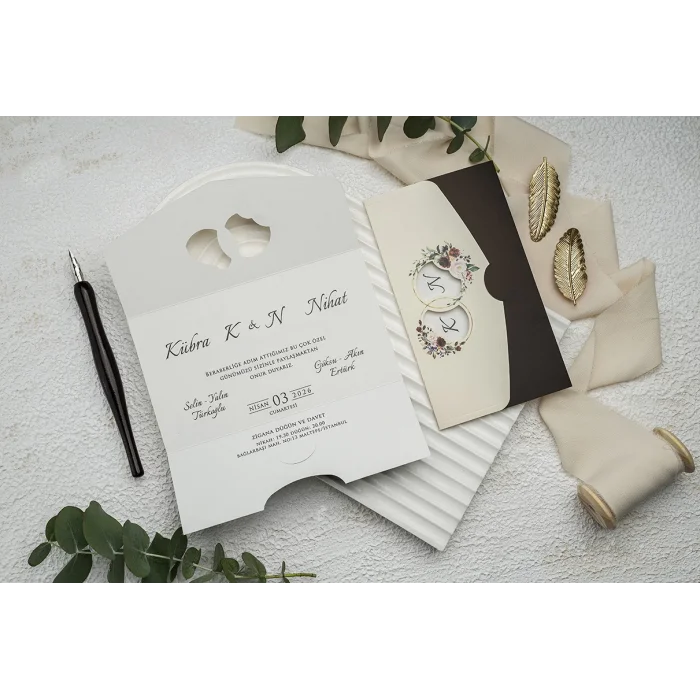 Ekonom Düğün Davetiyesi 9353