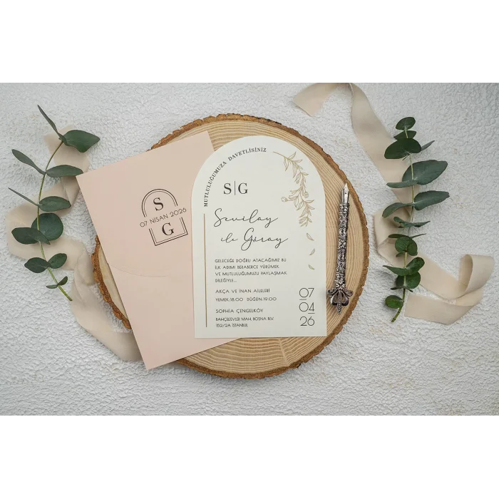 Ekonom Düğün Davetiyesi 9356