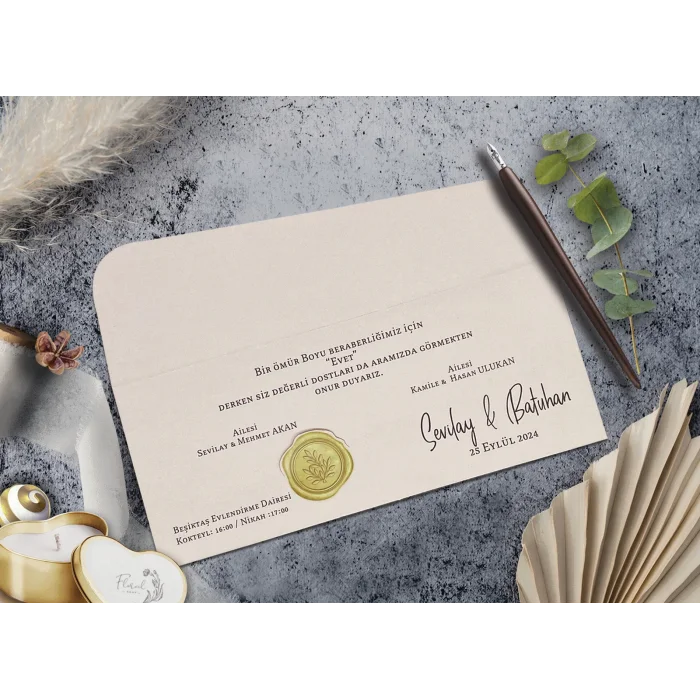 Elegance Yeni Ekonomik Davetiye 7001