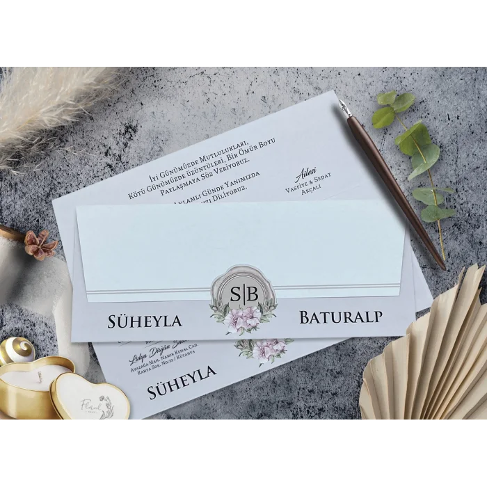 Elegance Yeni Ekonomik Davetiye 7008