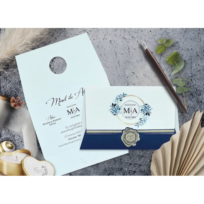 Elegance Yeni Ekonomik Davetiye 7009