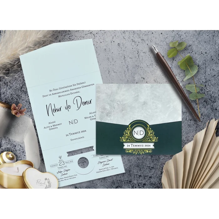 Elegance Yeni Ekonomik Davetiye 7014