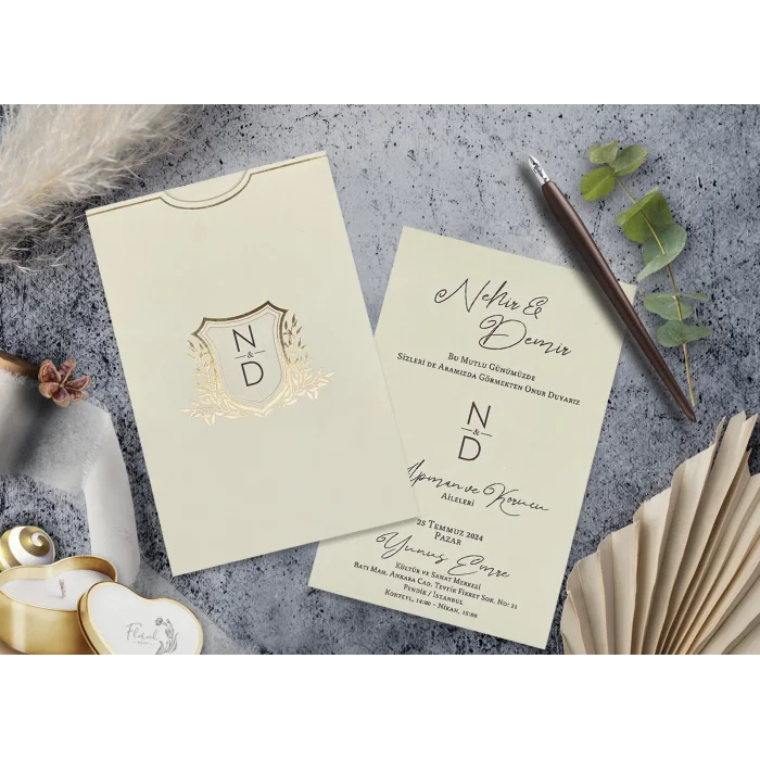 Elegance Yeni Ekonomik Davetiye 7017