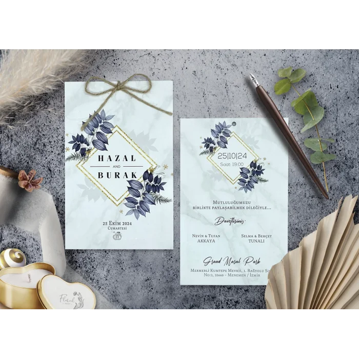 Elegance Yeni Ekonomik Davetiye 7021