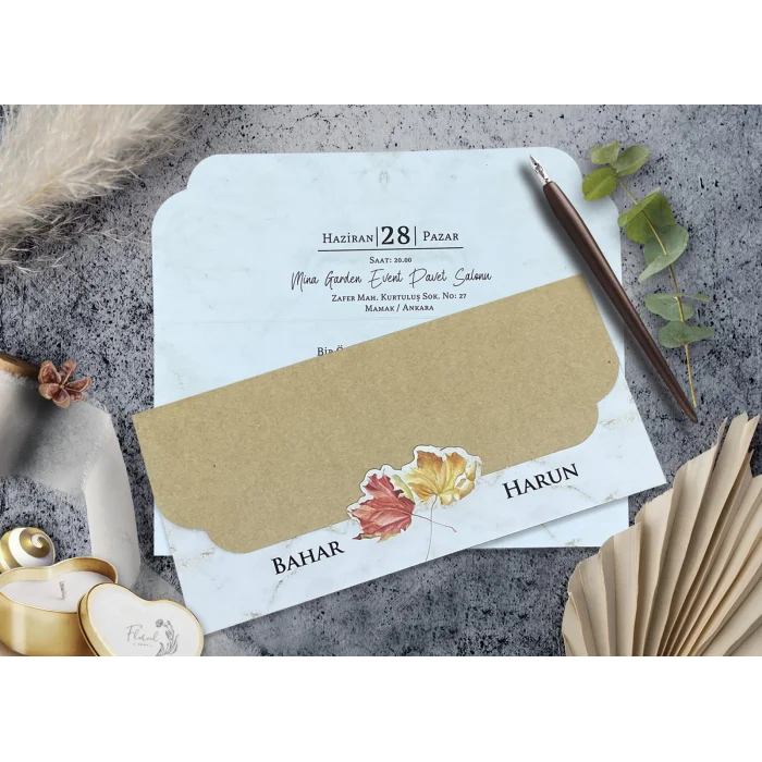 Elegance Yeni Ekonomik Davetiye 7022