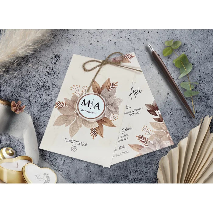 Elegance Yeni Ekonomik Davetiye 7024