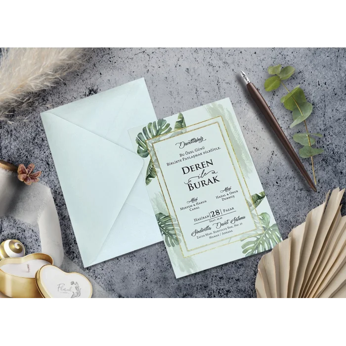 Elegance Yeni Ekonomik Davetiye 7026