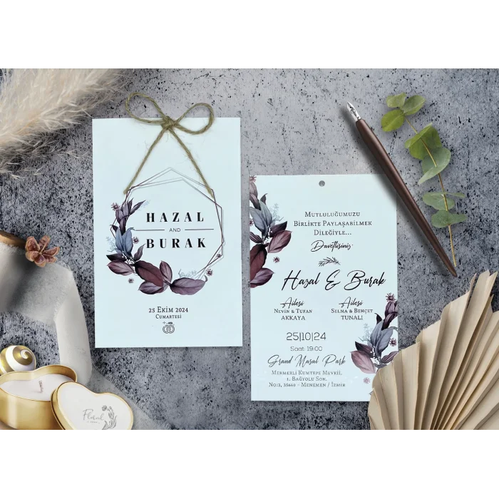 Elegance Yeni Ekonomik Davetiye 7027