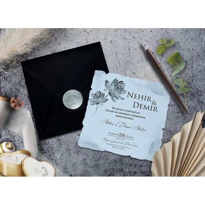 Elegance Yeni Ekonomik Davetiye 7028