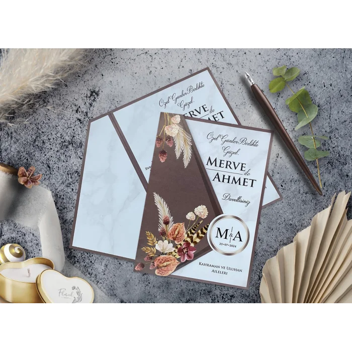 Elegance Yeni Ekonomik Davetiye 7031