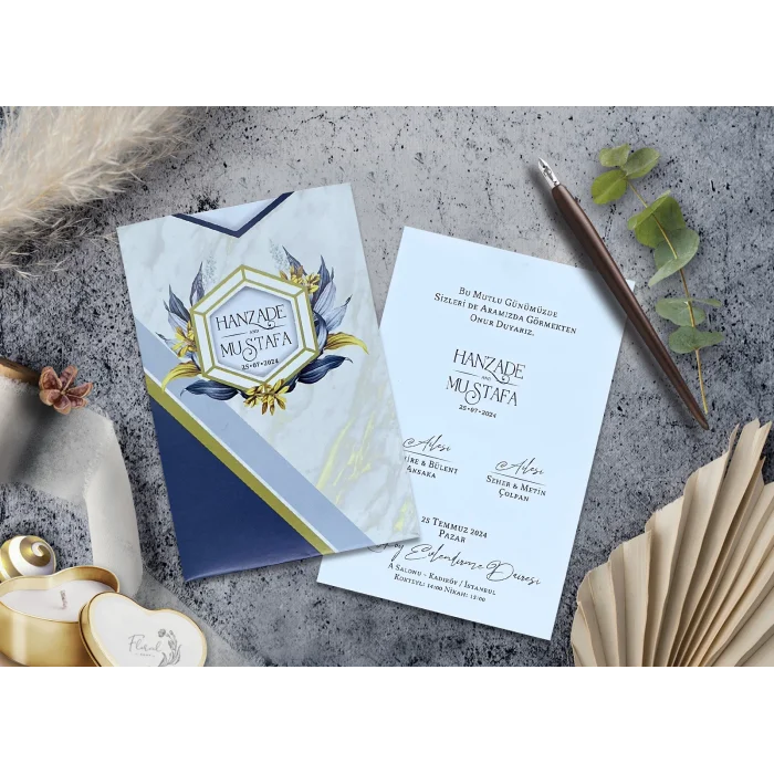 Elegance Yeni Ekonomik Davetiye 7032