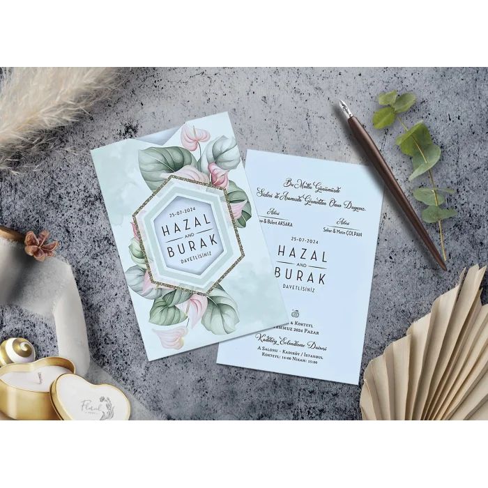 Elegance Yeni Ekonomik Davetiye 7033