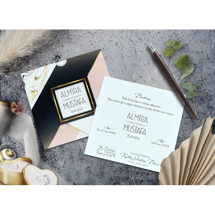 Elegance Yeni Ekonomik Davetiye 7039