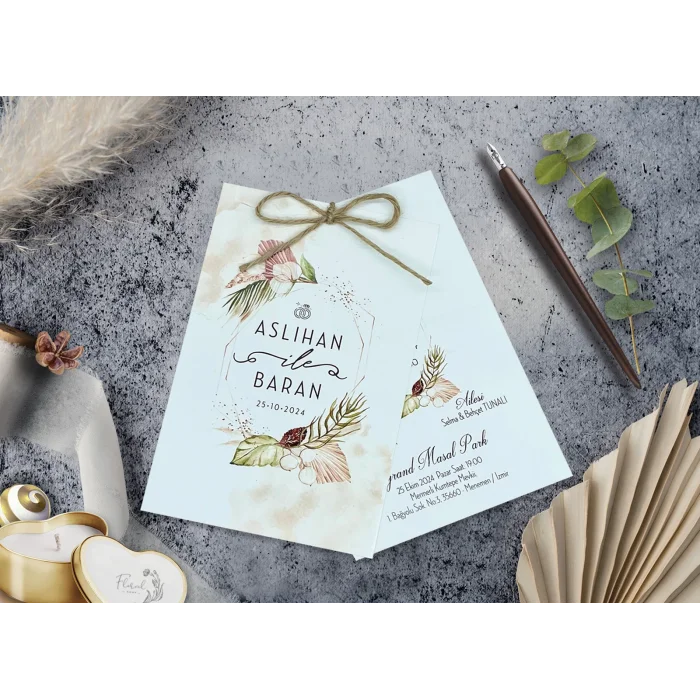 Elegance Yeni Ekonomik Davetiye 7040