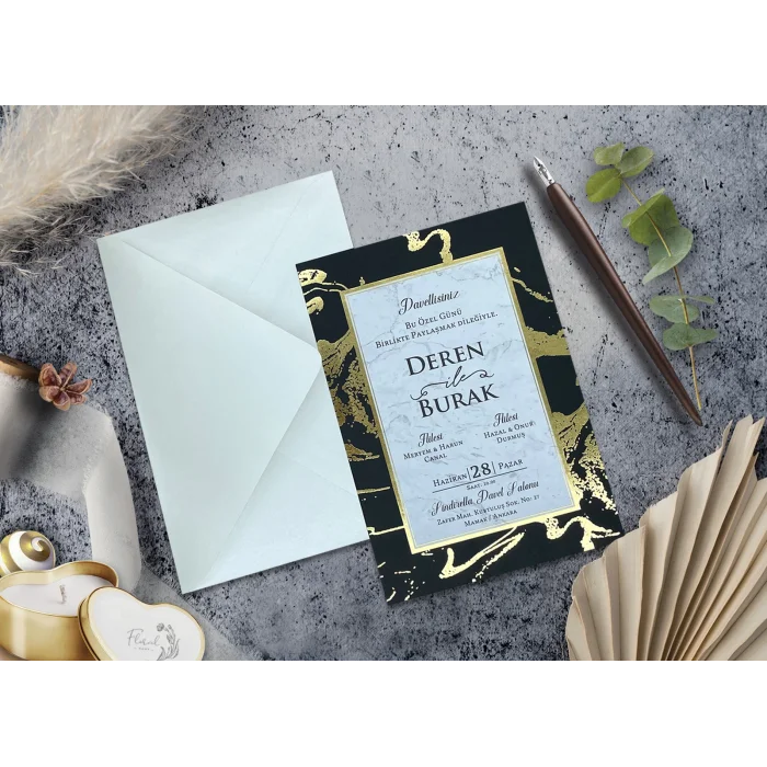 Elegance Yeni Ekonomik Davetiye 7042