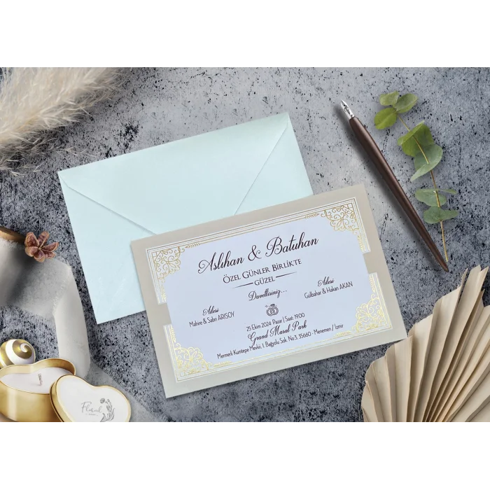 Elegance Yeni Ekonomik Davetiye 7043