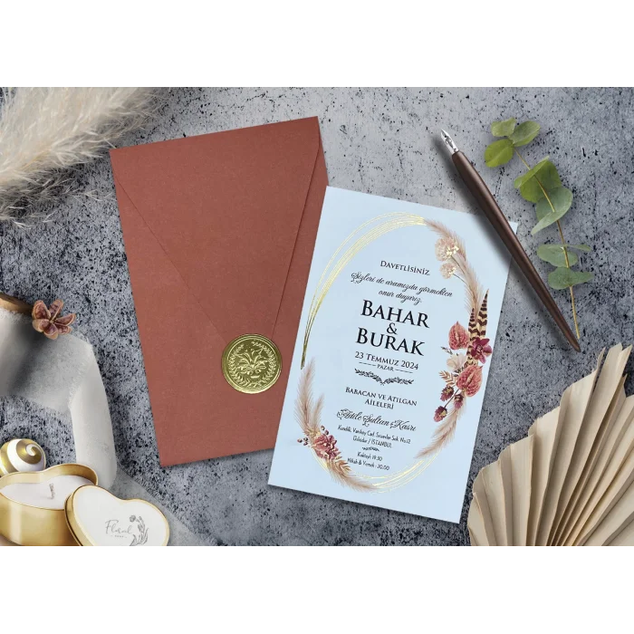 Elegance Yeni Ekonomik Davetiye 7046