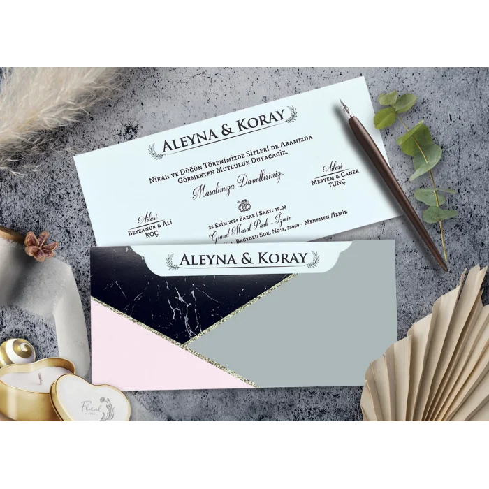 Elegance Yeni Ekonomik Davetiye 7047