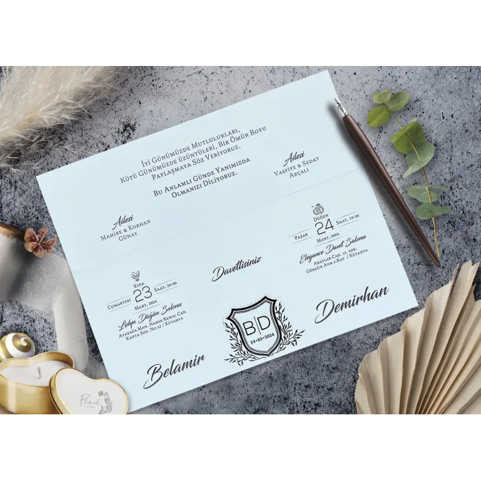 Elegance Yeni Ekonomik Davetiye 7048