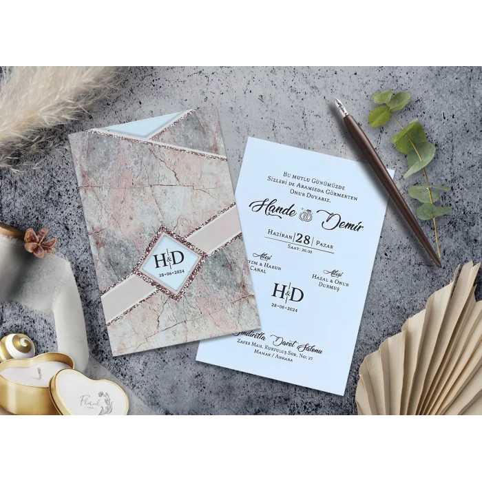 Elegance Yeni Ekonomik Davetiye 7052