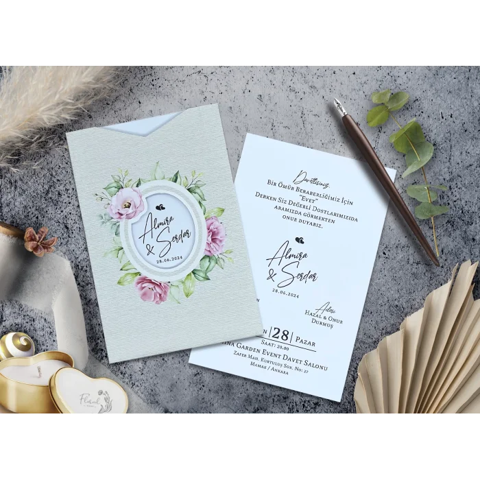 Elegance Yeni Ekonomik Davetiye 7055