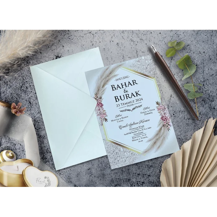 Elegance Yeni Ekonomik Davetiye 7061