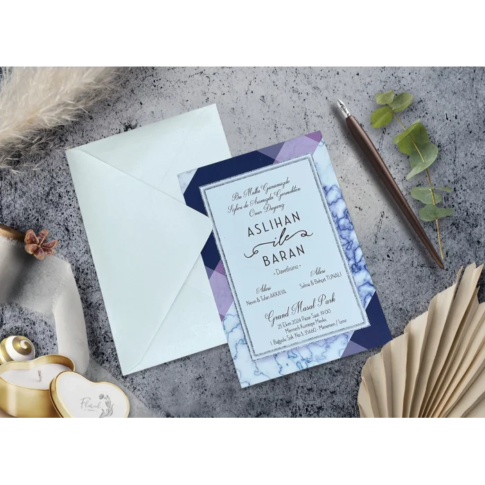 Elegance Yeni Ekonomik Davetiye 7062