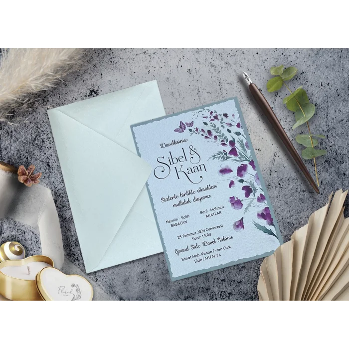 Elegance Yeni Ekonomik Davetiye 7064