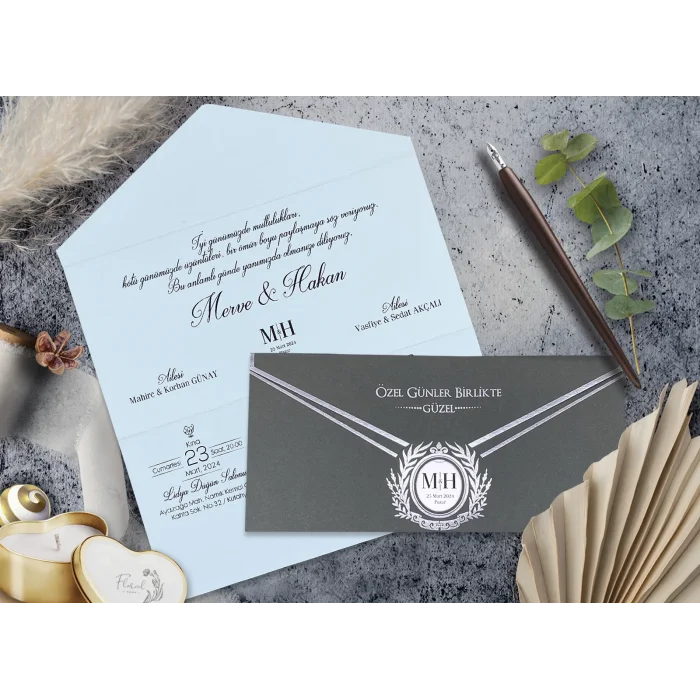 Elegance Yeni Ekonomik Davetiye 7067