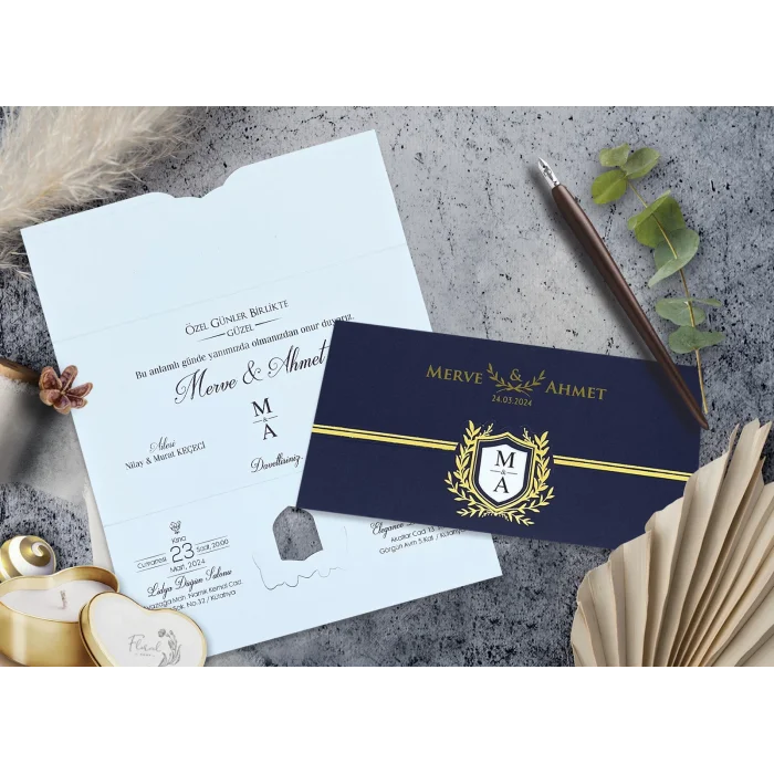 Elegance Yeni Ekonomik Davetiye 7068