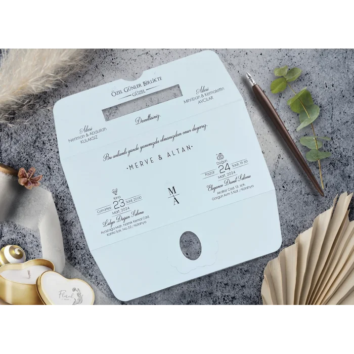 Elegance Yeni Ekonomik Davetiye 7070