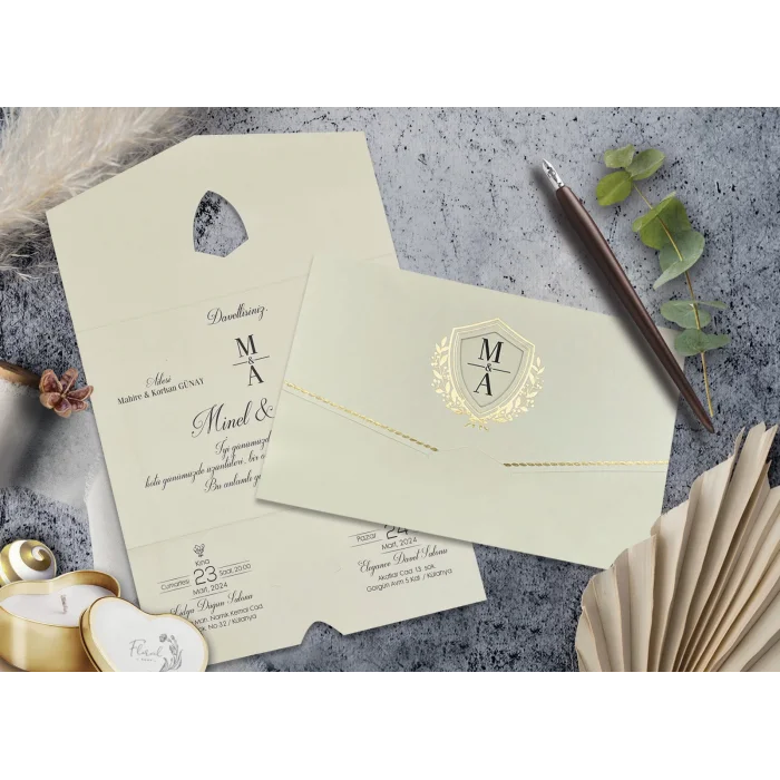 Elegance Yeni Ekonomik Davetiye 7073