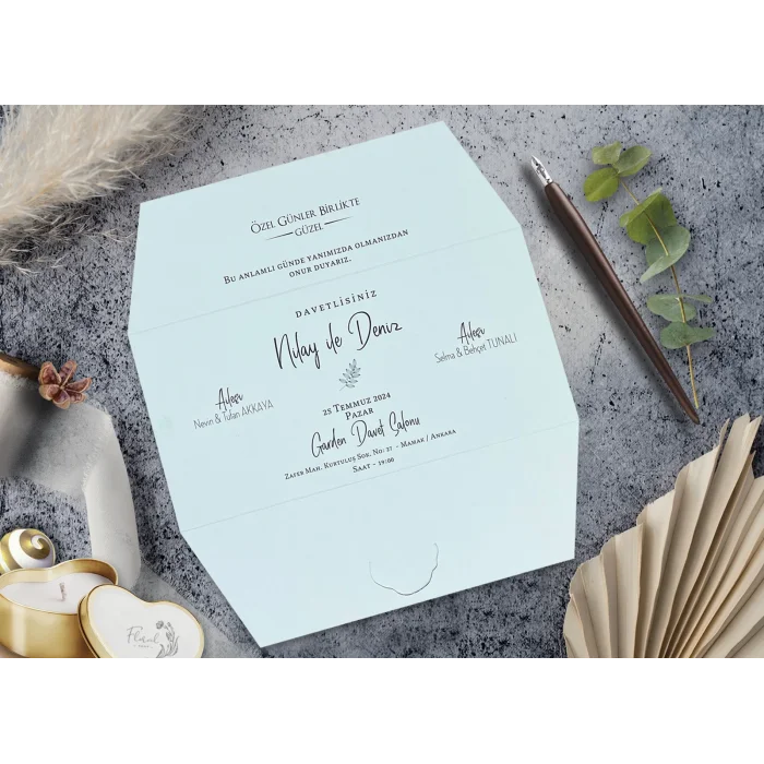 Elegance Yeni Ekonomik Davetiye 7075