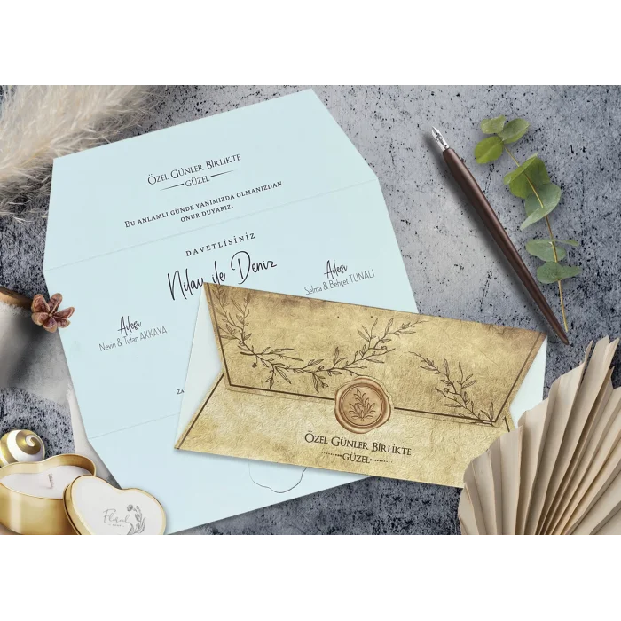 Elegance Yeni Ekonomik Davetiye 7075